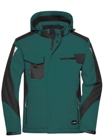 Craftsmen Softshelljacke - DGRBL - Dunkelgrün-Schwarz
