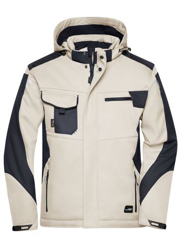 Craftsmen Softshelljacke - STBL - STONE-BLACK