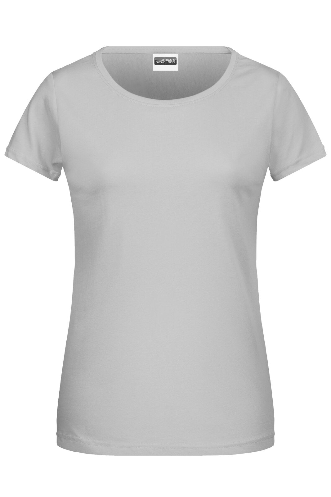Basic-T-Shirt für Damen - SOGREY - Soft Grey