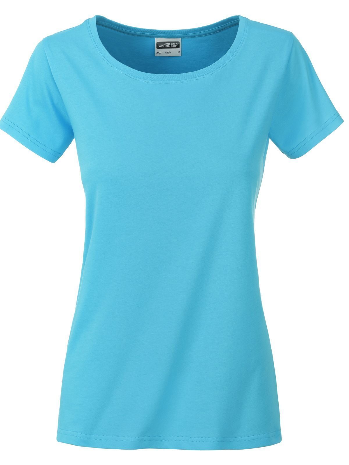 Basic-T-Shirt für Damen - TU-TURQUOISE
