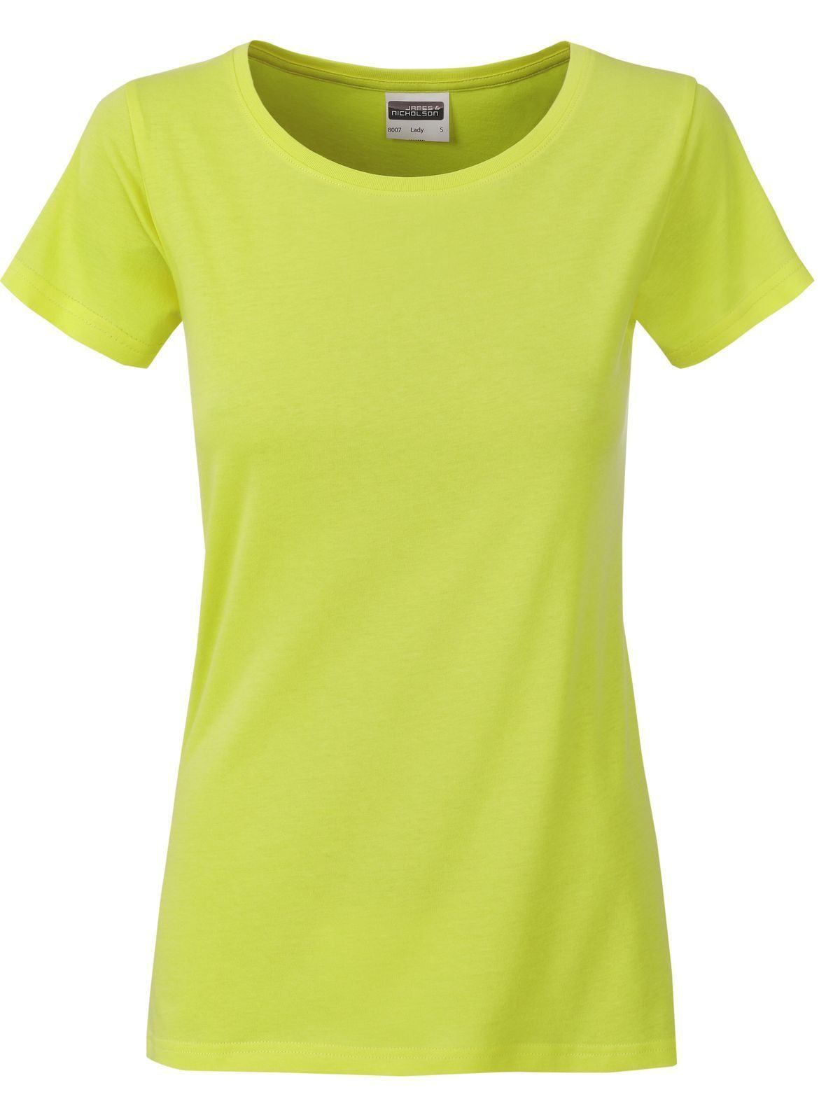 Basic-T-Shirt für Damen - ACEYE – Säuregelb