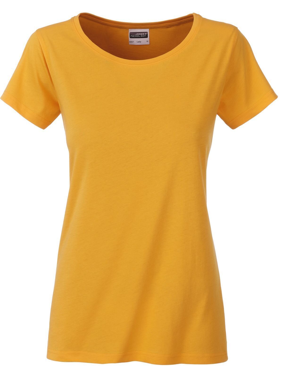 Basic-T-Shirt für Damen - GOYE- GOLDGELB