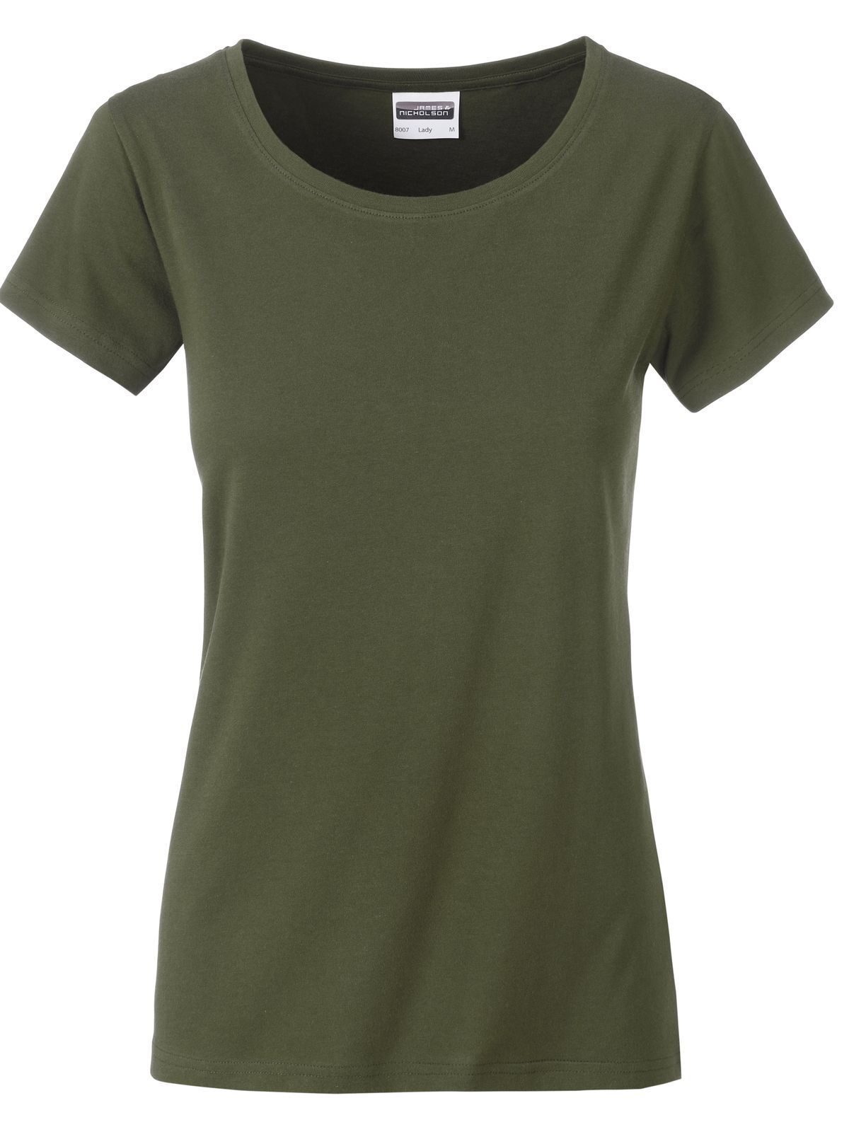 Basic-T-Shirt für Damen - OL-OLIVE