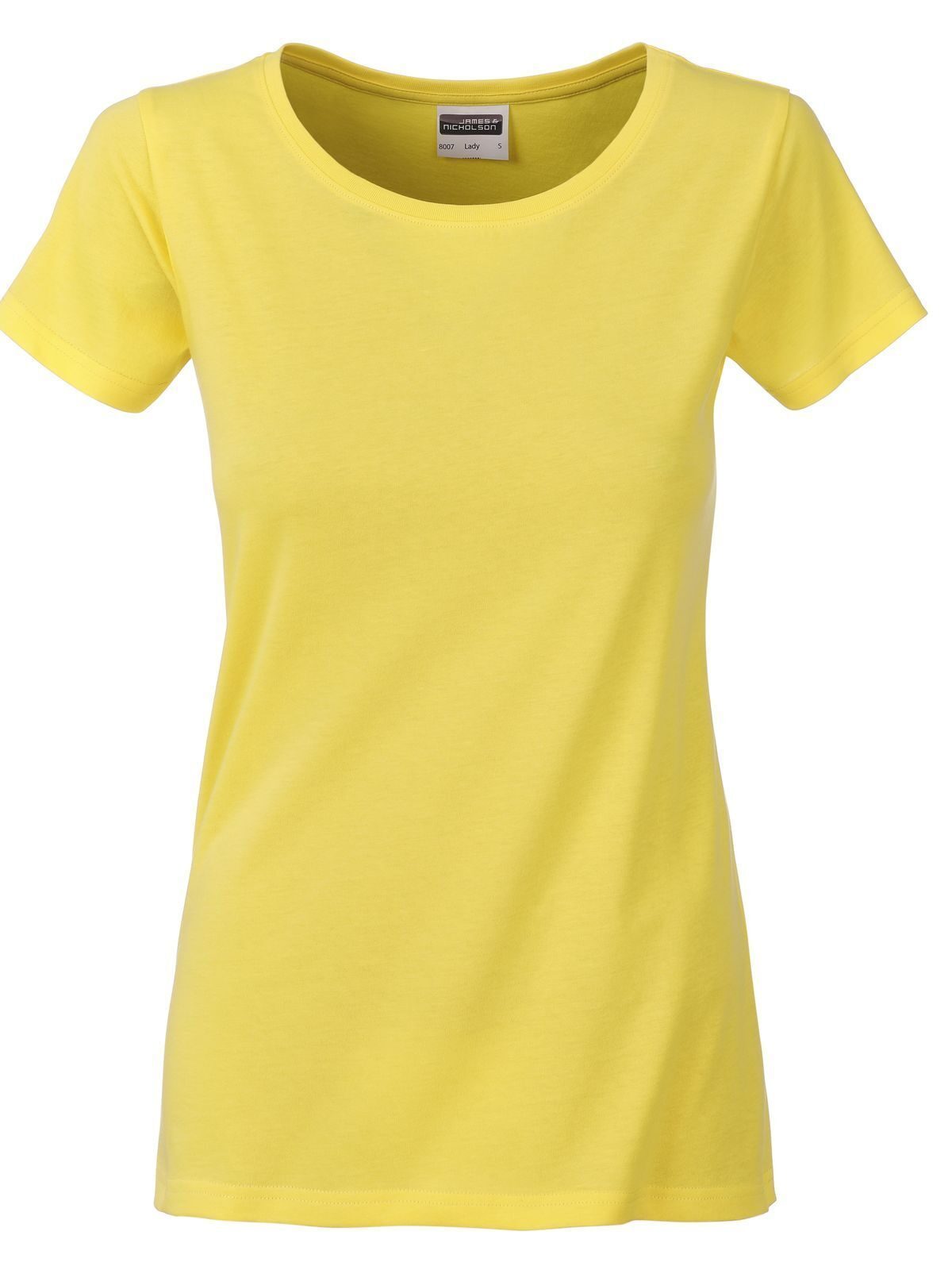 Basic-T-Shirt für Damen - GELB