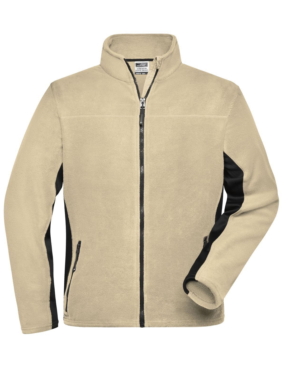 Herren Arbeits-Fleecejacke STRONG - STBL - Stone-Black