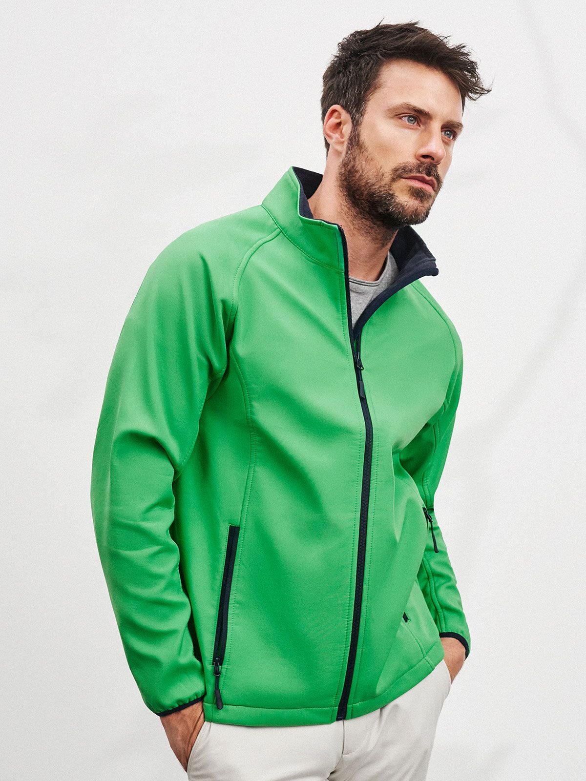 Herren-Softshelljacke (Werbeangebot) - GR - Grün