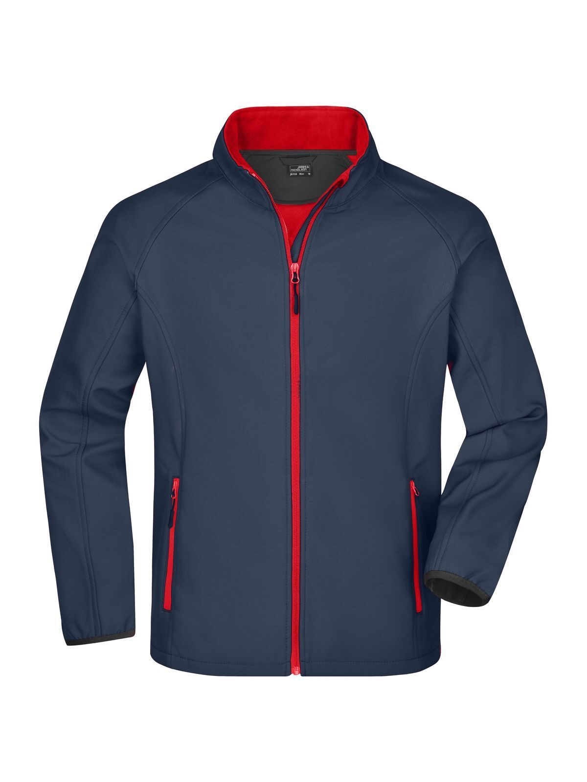 Herren-Softshelljacke (Werbeangebot) - IGRED - EISENGRAU-ROT