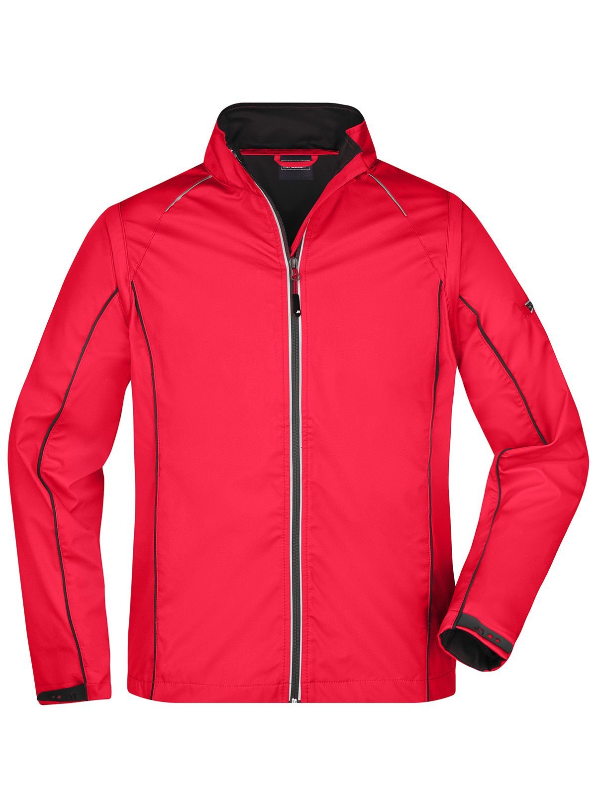 Softshelljacke für Herren mit abnehmbarem Innenfutter - RDBL - ROT-SCHWARZ