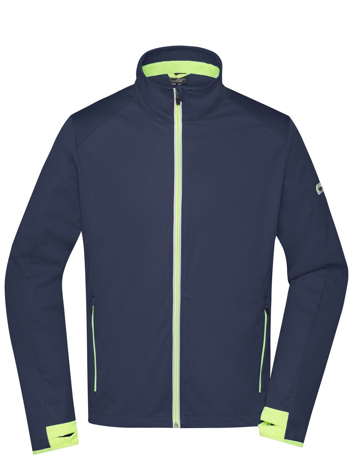 Softshell-Sportjacke für Herren - NYBYE - NYBYE – Marineblau – Hellgelb
