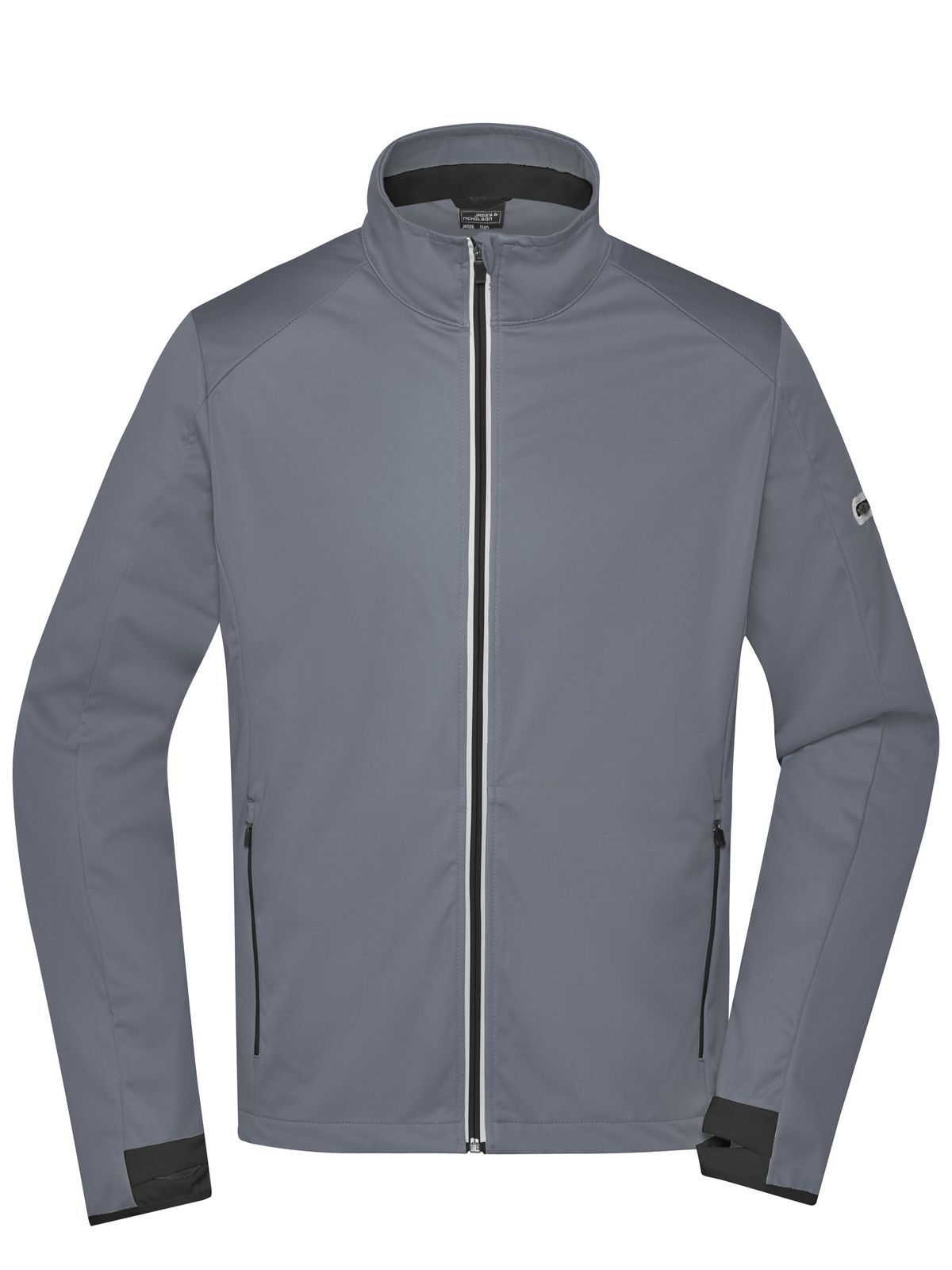 Softshell-Sportjacke für Herren - TIBL -Titan - Schwarz