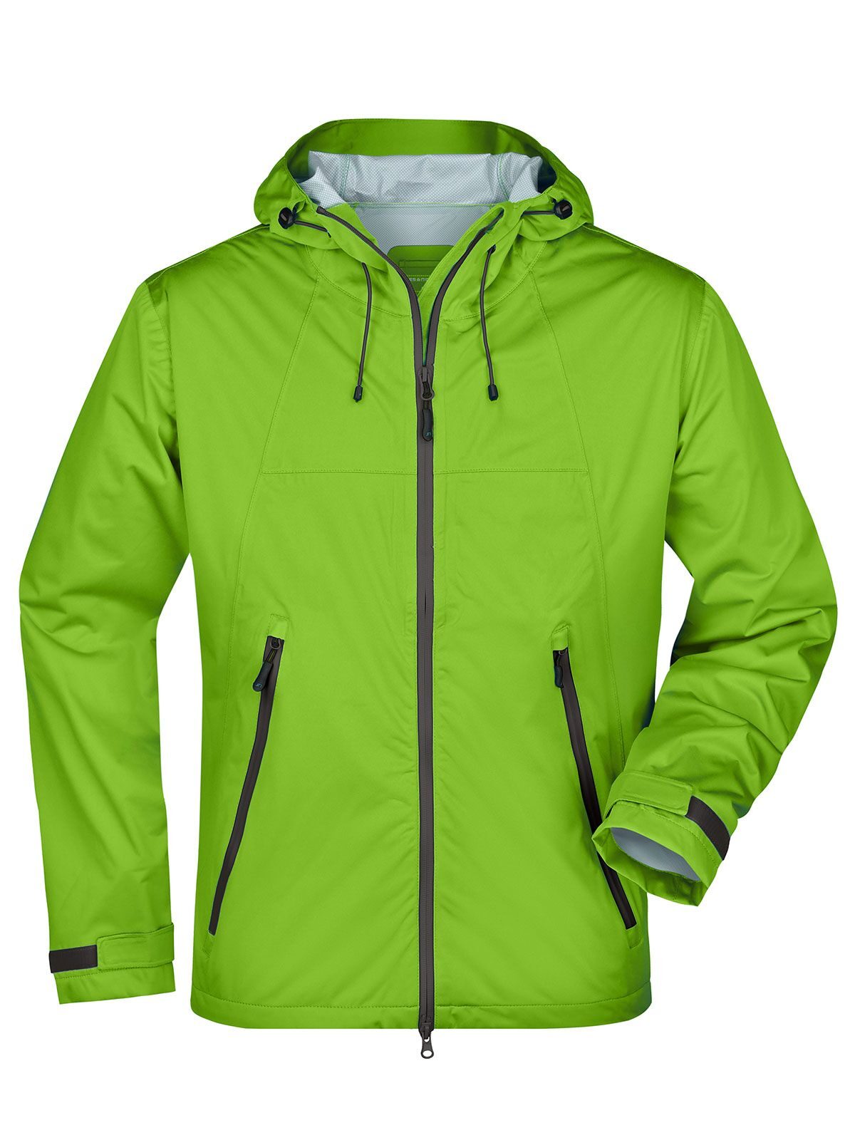 Herren-Outdoorjacke - SPGRIRG - FRÜHLINGSGRÜN-EISENGRAU