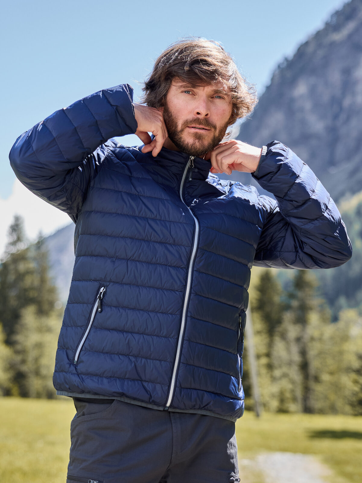 Herren-Daunenjacke