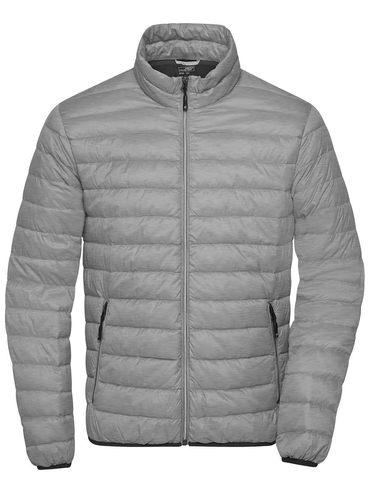Herren-Daunenjacke - SMEGR - SILBER-MELANGE-GRAPHIT