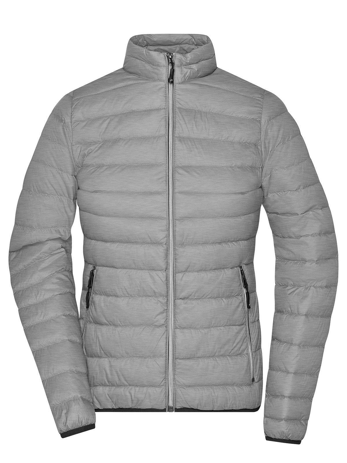 Damen-Daunenjacke - SMEGR - SILBER-MELANGE-GRAPHIT