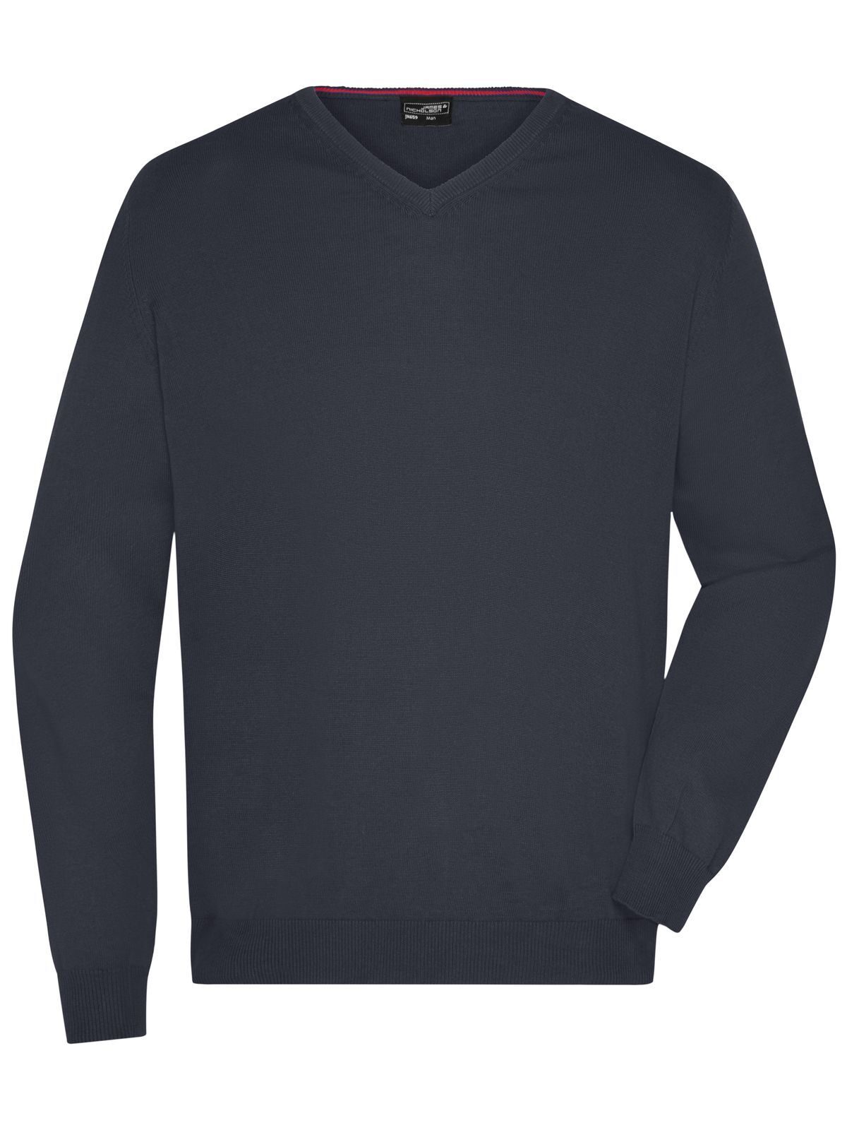 Herren-Pullover mit V-Ausschnitt - BL - BL – Schwarz