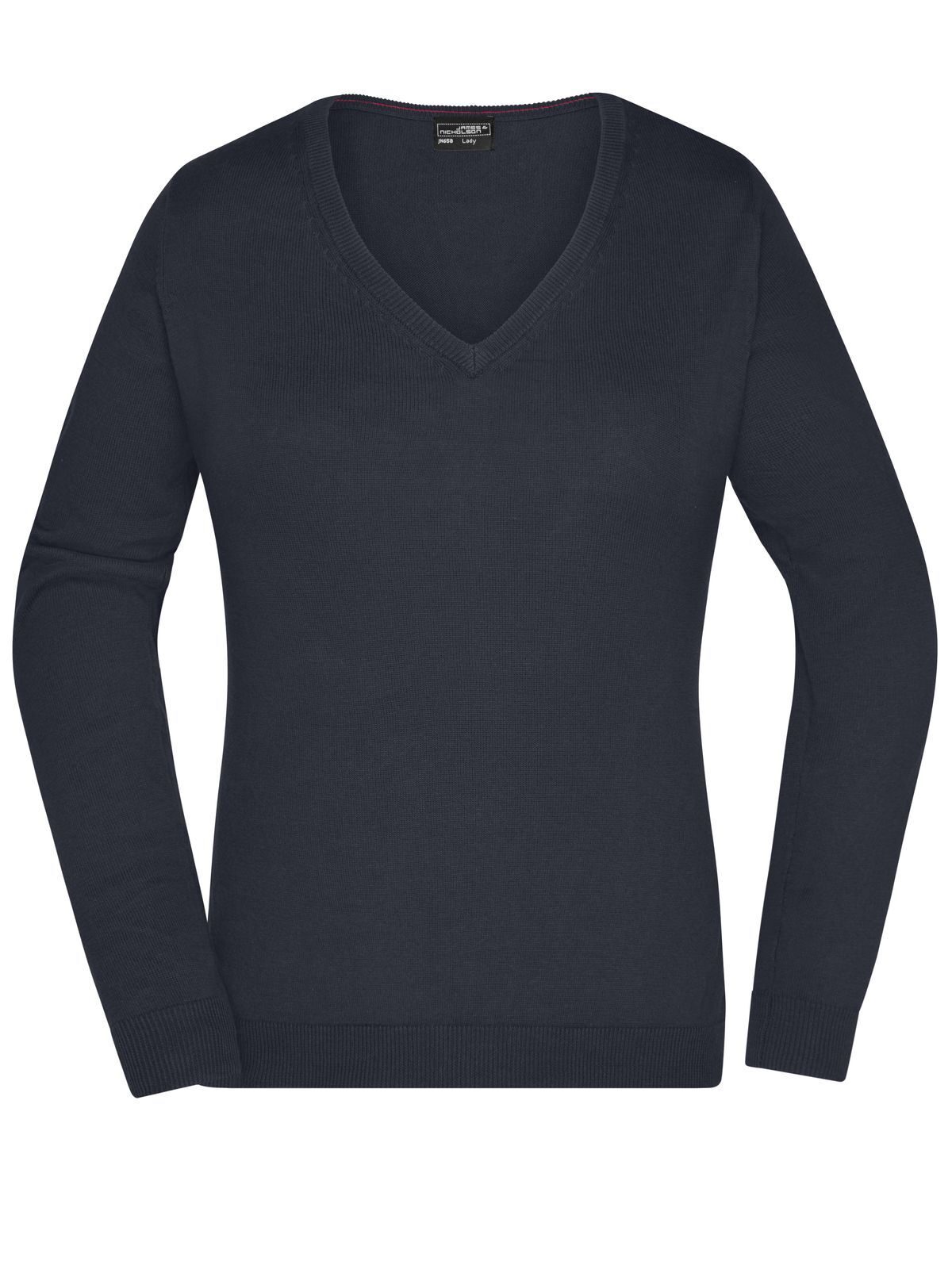 Damen-Pullover mit V-Ausschnitt - BL - BL – Schwarz