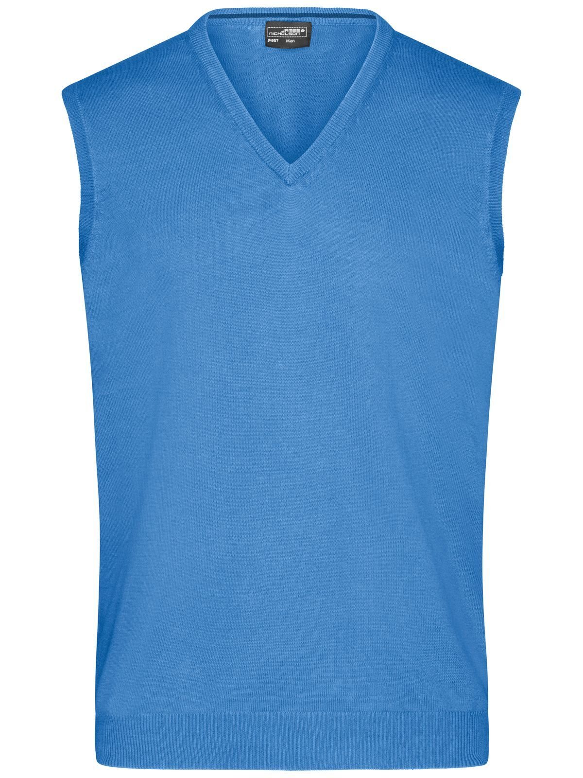 Herren-Pullover mit V-Ausschnitt - GLBLU - GLBLU – Gletscherblau