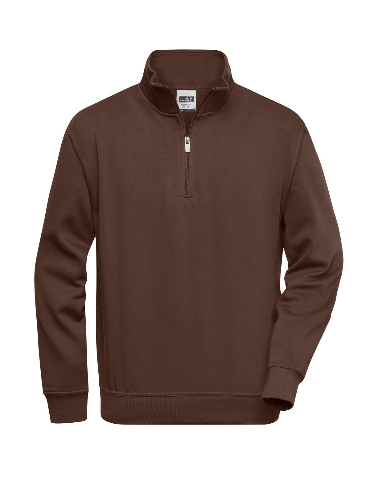 Arbeitskleidung mit halbem Reißverschluss - 1859 Brown