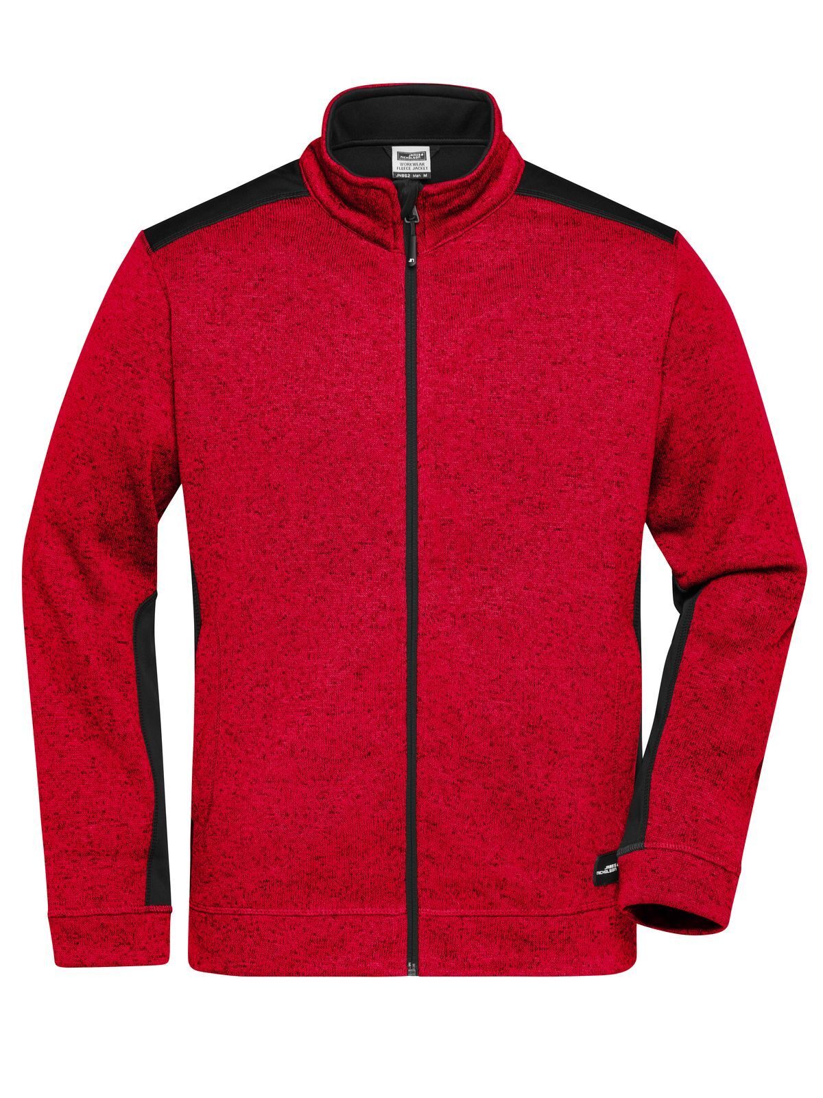 Strickfleecejacke für Herren – ROBUST – - RDMEBL - Schwarz