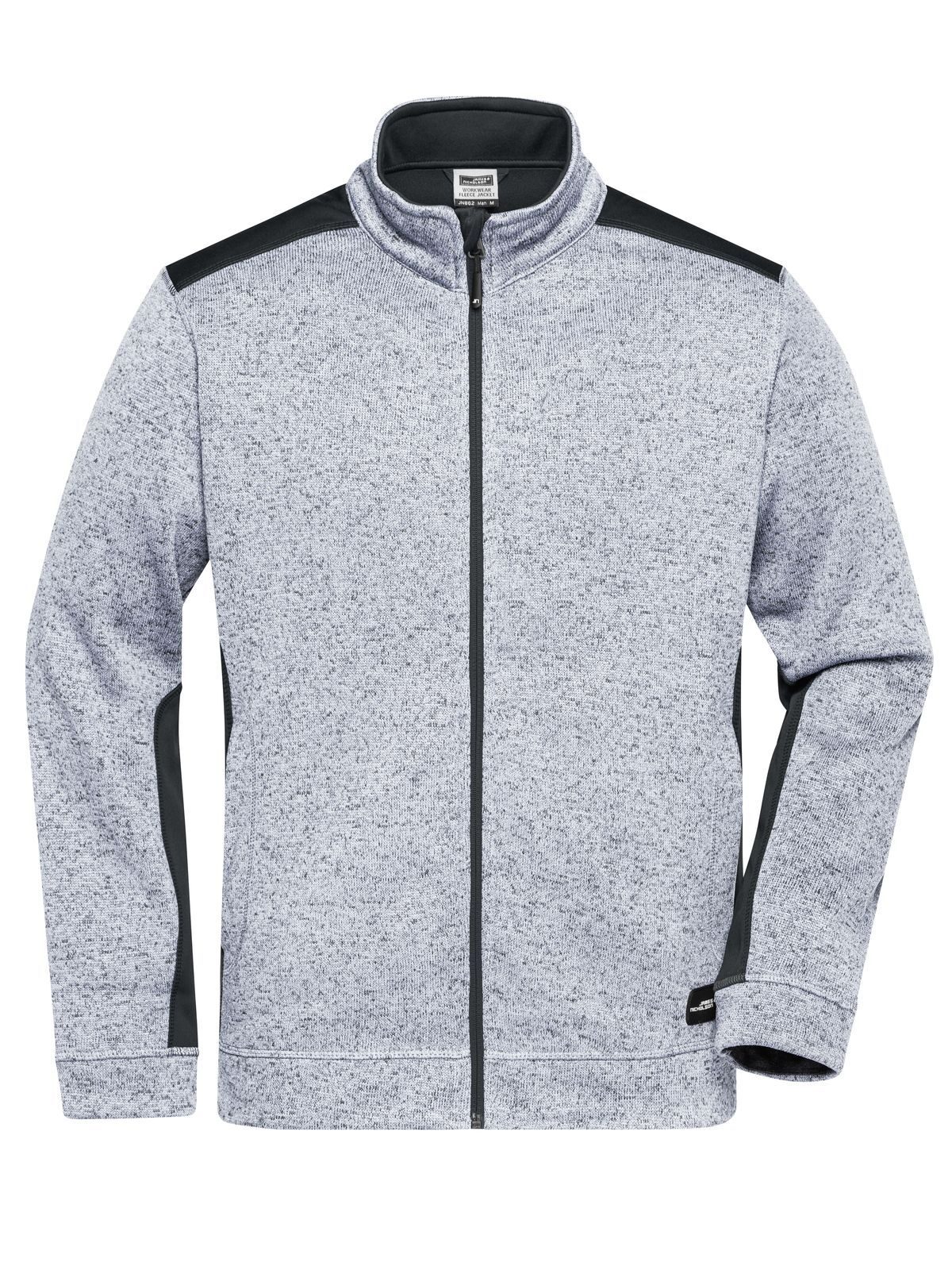 Strickfleecejacke für Herren – ROBUST – - WHMCB - CARBON