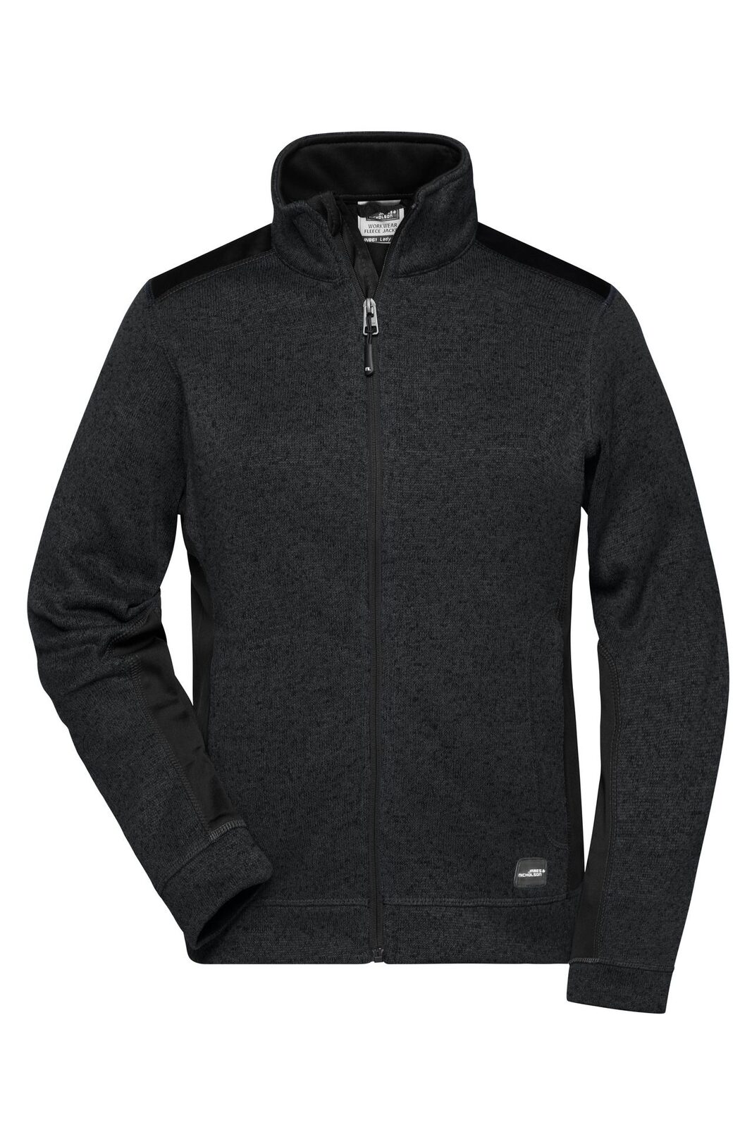 Damen-Strickfleecejacke für Arbeitskleidung -ROBUST- - BLBL - BLBL – Schwarz – Schwarz