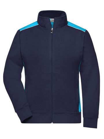 Damen-Arbeitsjacke - Stufe 2 - NYTU - MARINEBLAU-TÜRKIS