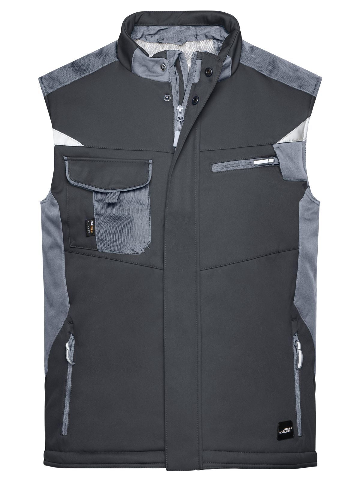 Craftsmen Softshell-Weste -ROBUST- - BLCB - SCHWARZKOHLENSTOFF