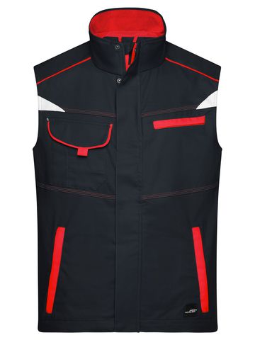 Arbeitsweste – Stufe 2 - CBRD - CARBON RED