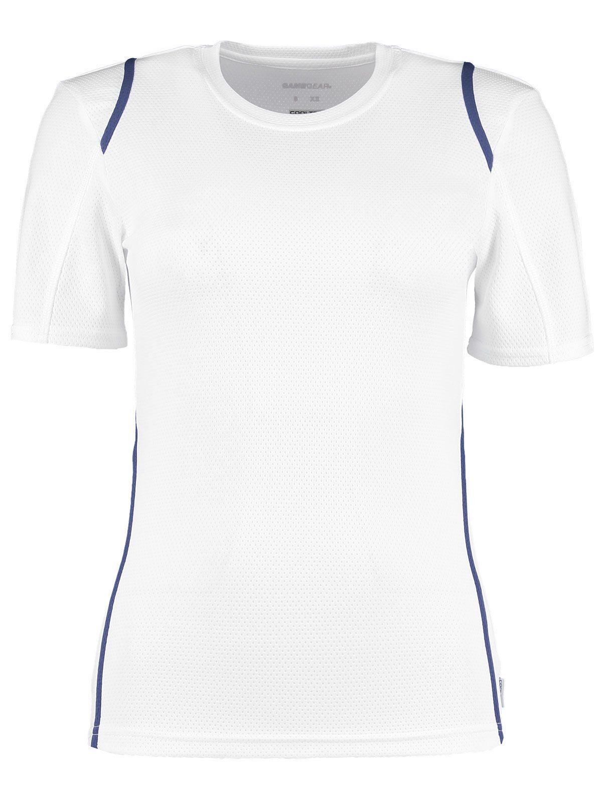 Cooltex Damen-T-Shirt - WHI-NAV – Weiß/Marineblau