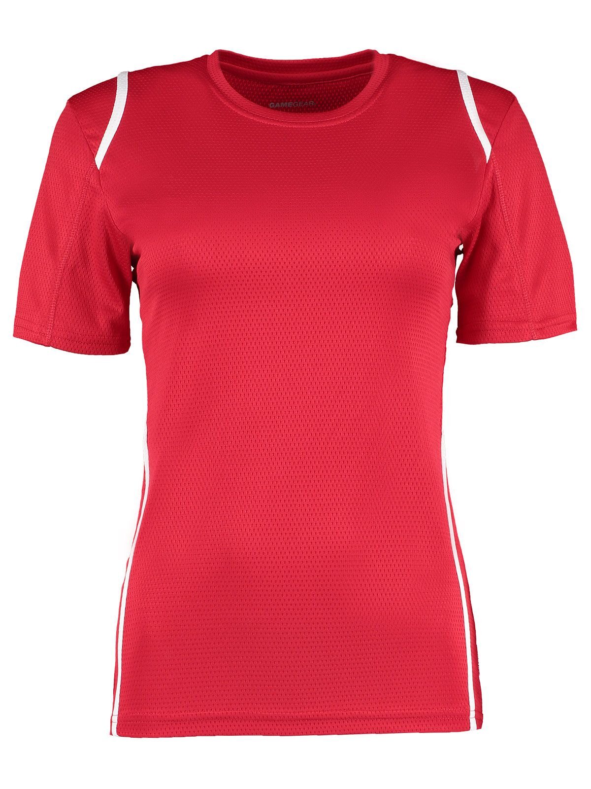 Cooltex Damen-T-Shirt - ROT-WEI - Rot/Weiß