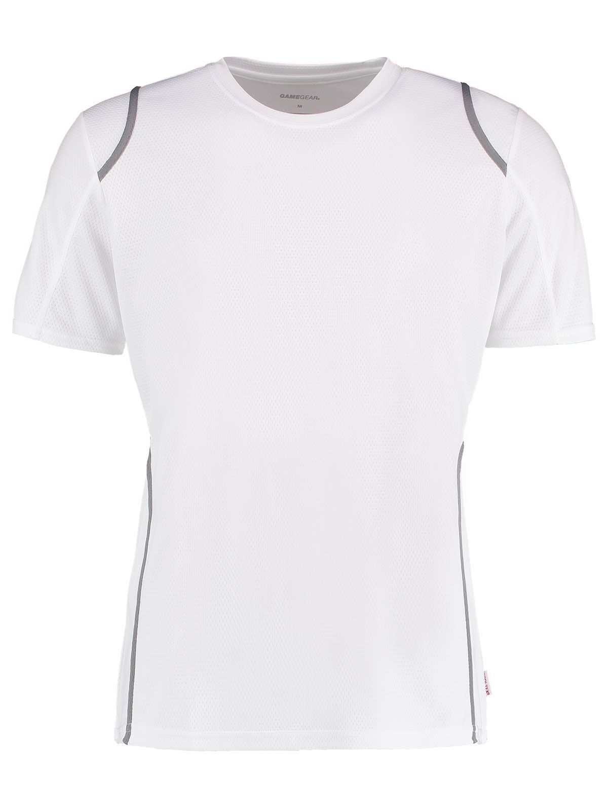 Cooltex® Contrast-T-Shirt in regulärer Passform - WHI-GRE – Weiß/Grau