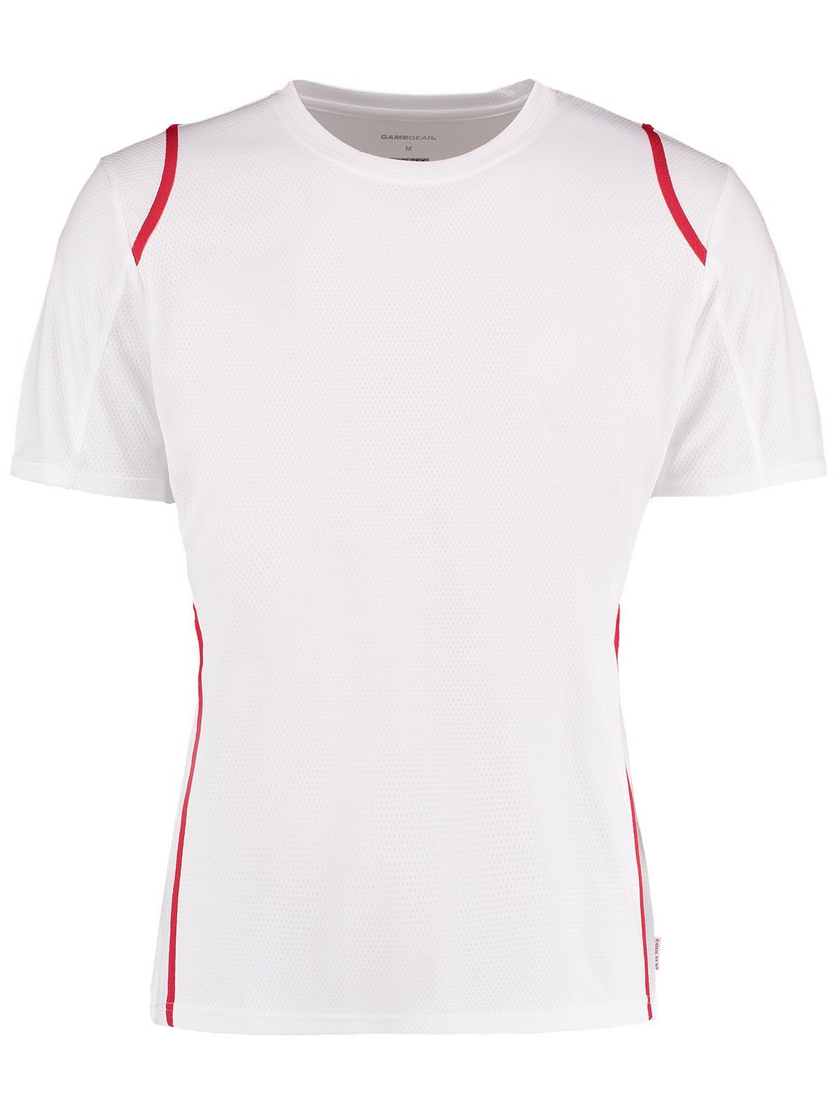Cooltex® Contrast-T-Shirt in regulärer Passform - 057 - WHI-RED – Weiß/Rot