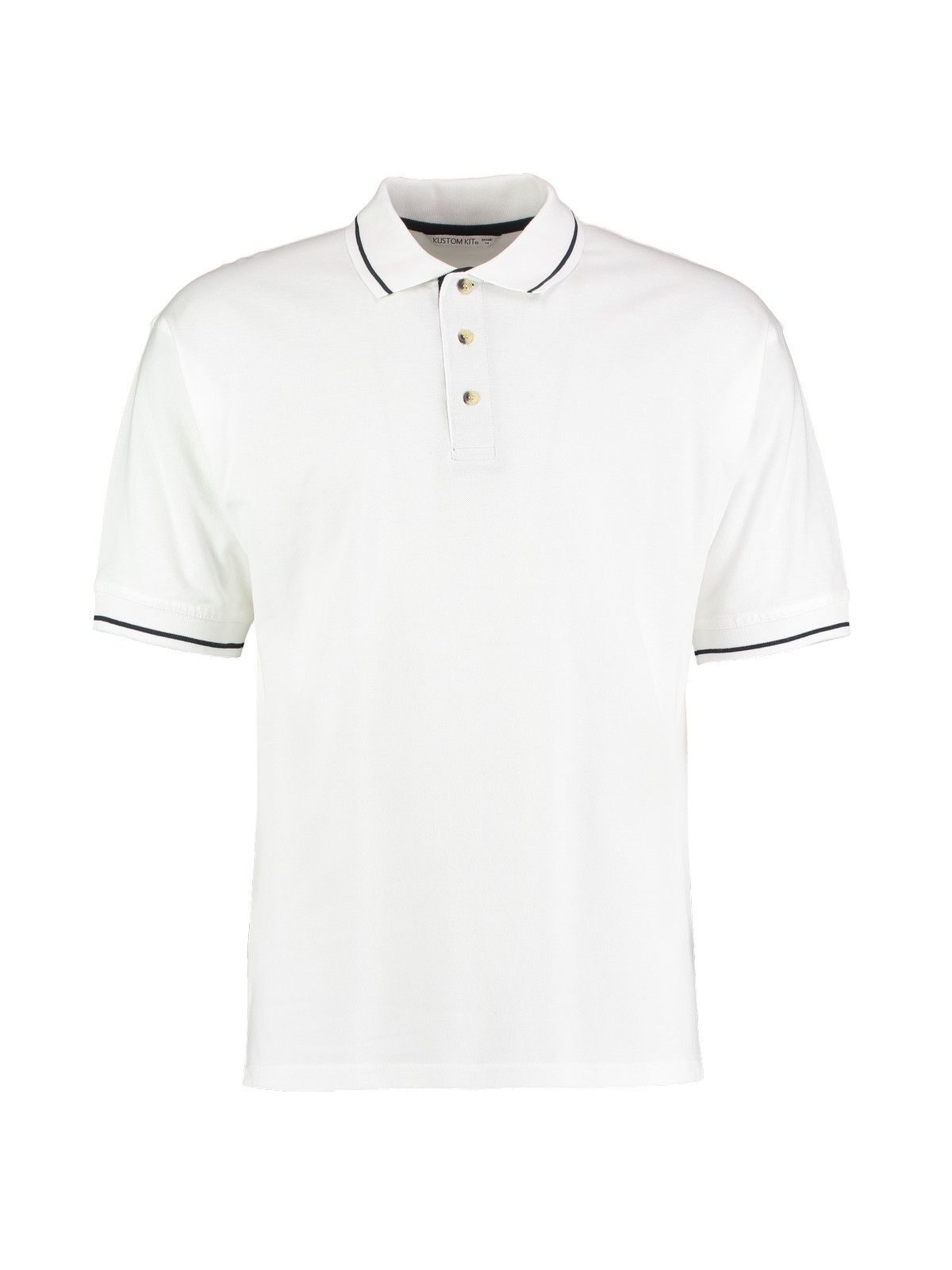 Klassisches St. Mellion Polo-Shirt - 052 - WHI-NAV – Weiß/Marineblau