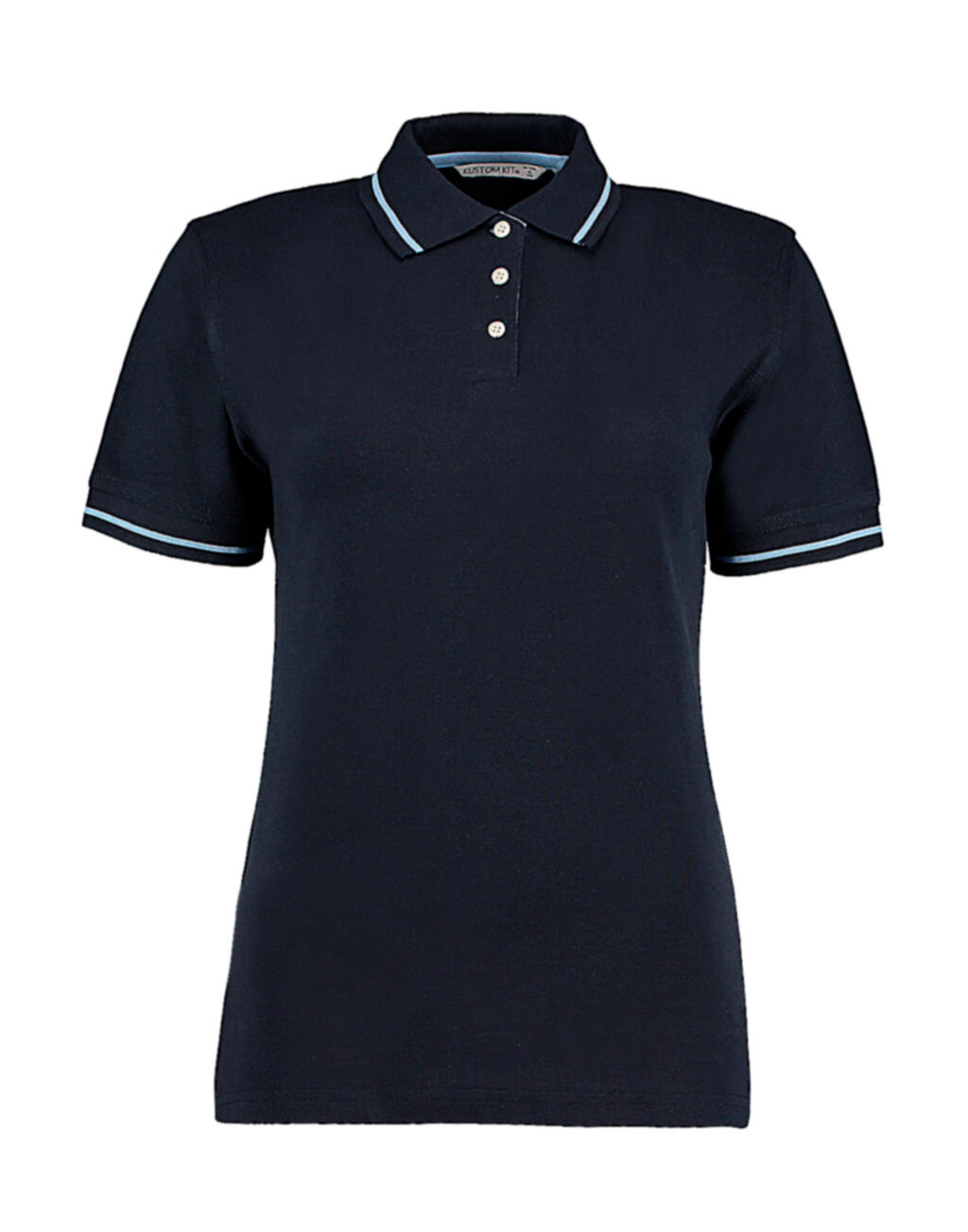 St. Mellion Polohemd für Damen in klassischer Passform - 241 - NAV-LBL – Marineblau/Hellblau