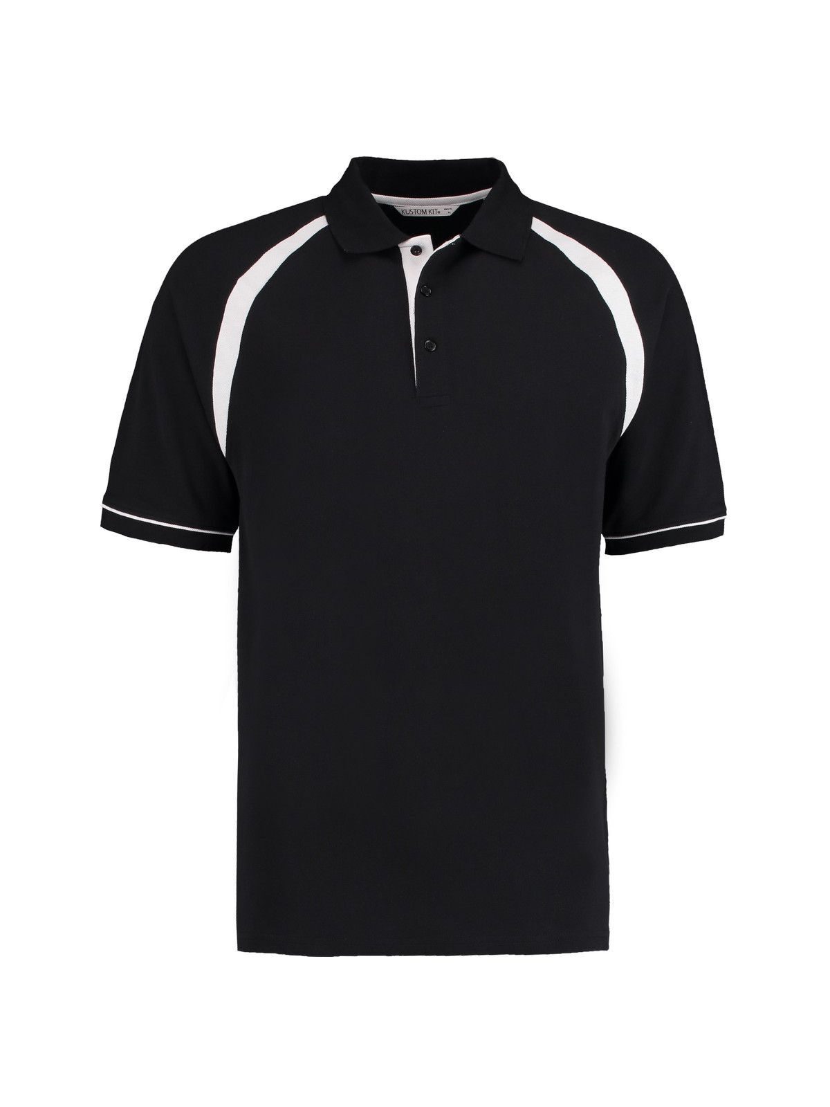 Klassisches Oak Hill Polo - BCK-WHI – Schwarz/Weiß