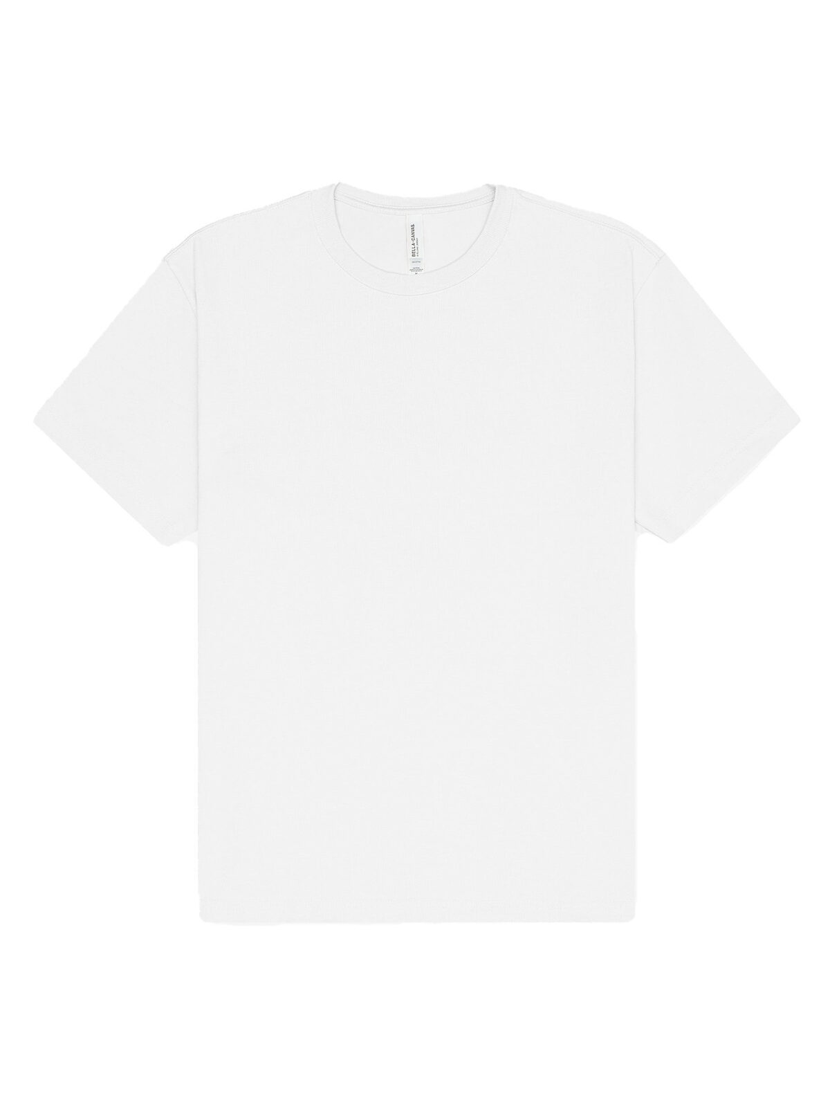 Unisex-T-Shirt aus schwerem Material mit kurzen Ärmeln - WH - Weiß
