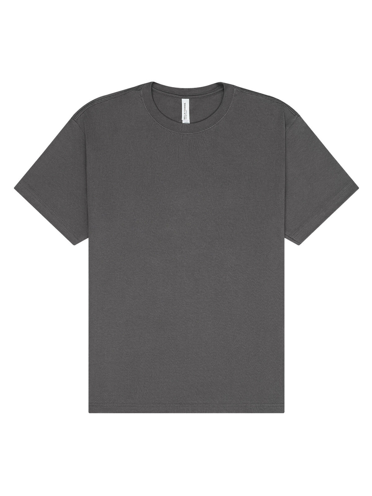 Unisex-T-Shirt aus schwerem Material mit kurzen Ärmeln - 128 - Asphalt
