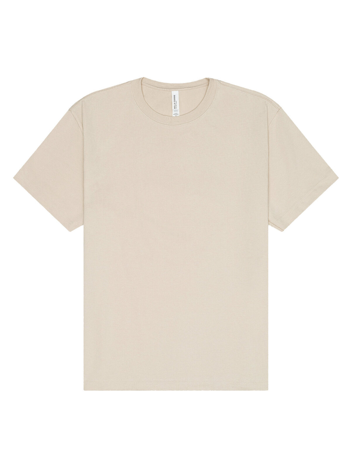 Unisex-T-Shirt aus schwerem Material mit kurzen Ärmeln - 00390 - Staub