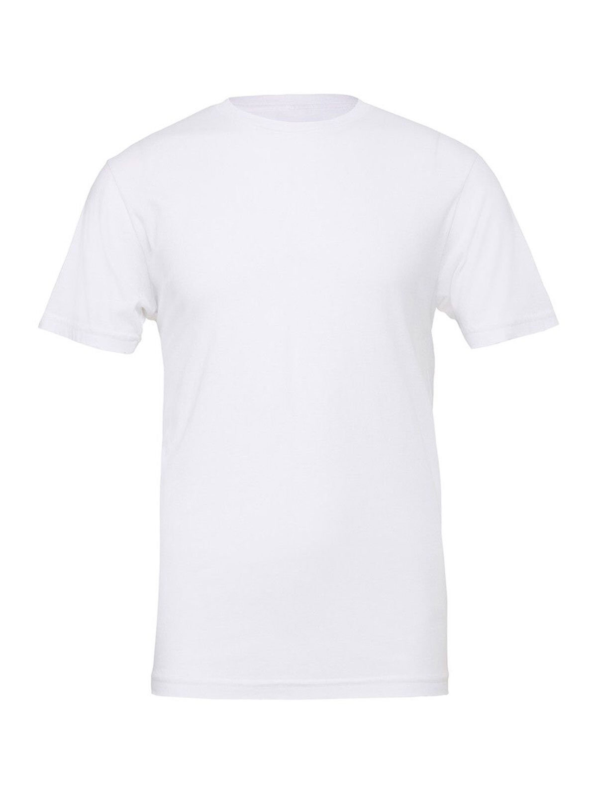 Unisex-T-Shirt aus Jersey mit kurzen Ärmeln - WH - Weiß