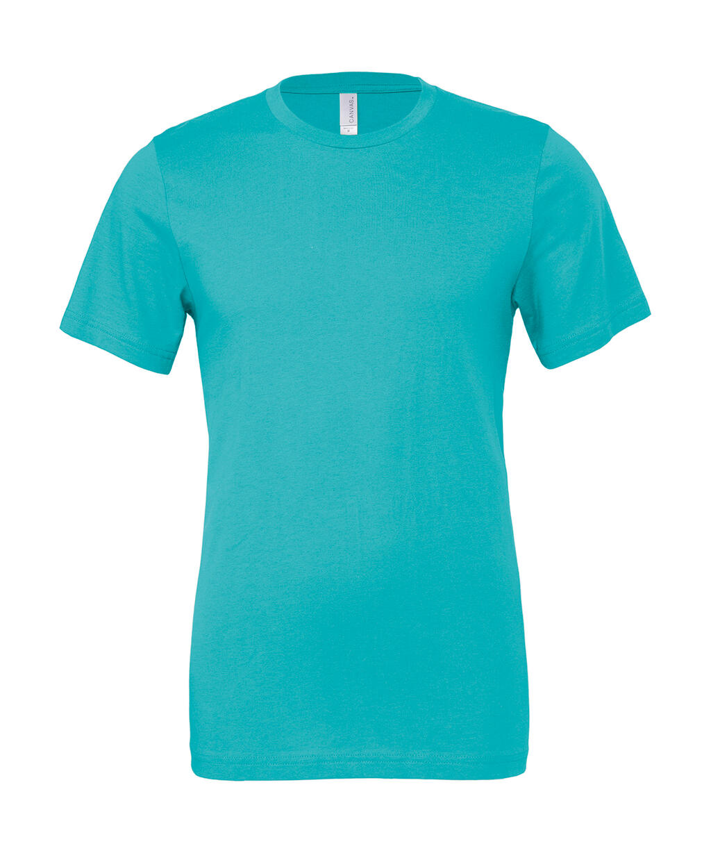 Unisex-T-Shirt aus Jersey mit kurzen Ärmeln - 40 - Türkis