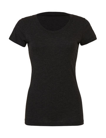 Triblend-T-Shirts mit Rundhalsausschnitt - 130 - Dreifachmischung Anthrazit-Schwarz