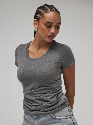 Triblend-T-Shirts mit Rundhalsausschnitt
