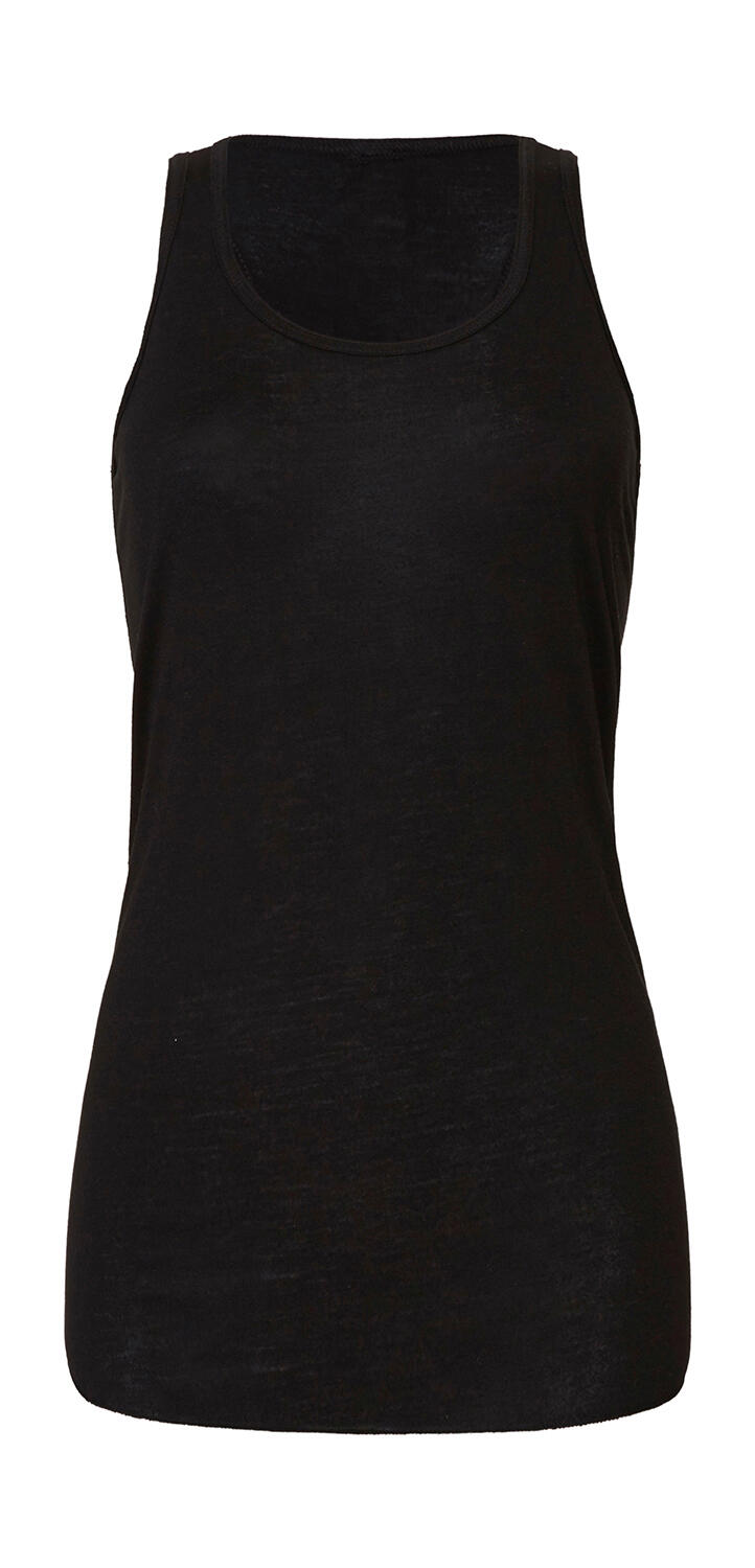Tanktop mit fließendem Rückenausschnitt - 01 - Schwarz