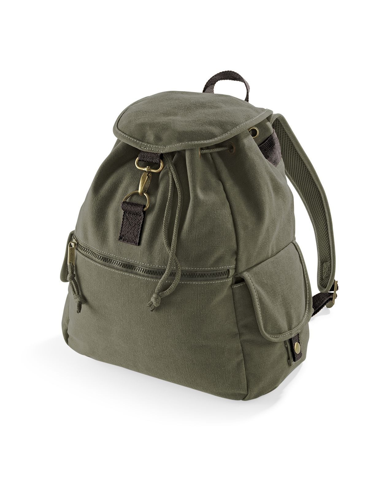Vintage-Rucksack aus Canvas - VMI - VMI – Vintage Militärgrün