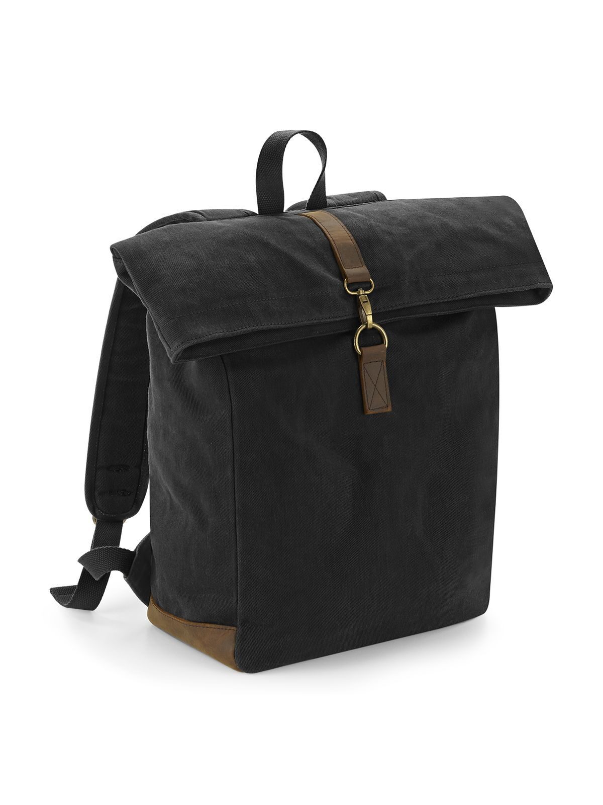 Heritage Rucksack aus gewachstem Canvas - BLKL - BLKL – Schwarz