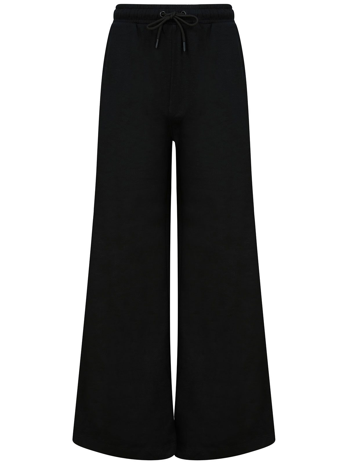 Nachhaltige Damen-Jogginghose mit weitem Bein - BLK - BLK – Schwarz