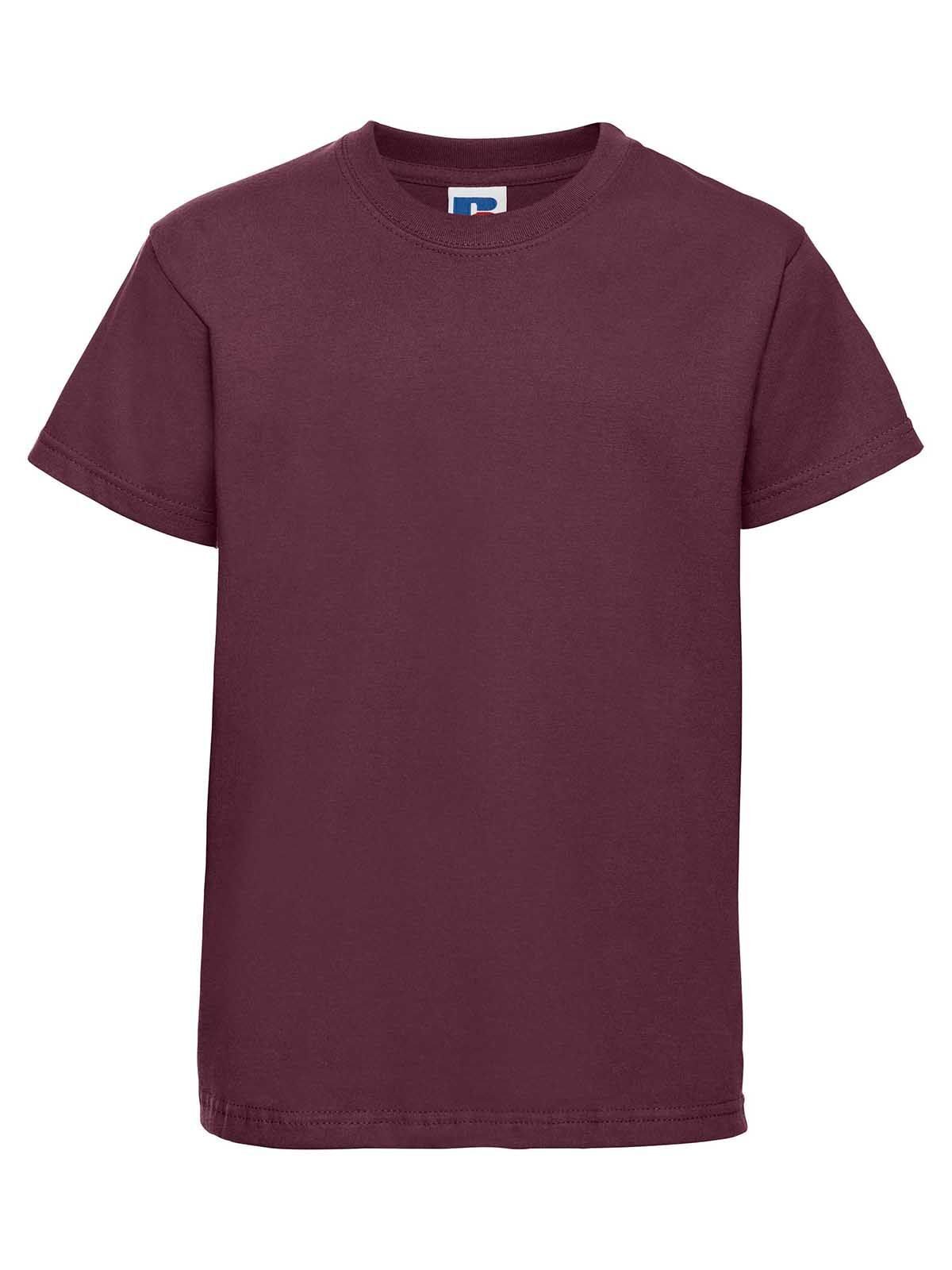 Klassisches Kinder-T-Shirt - BUR - Burgund