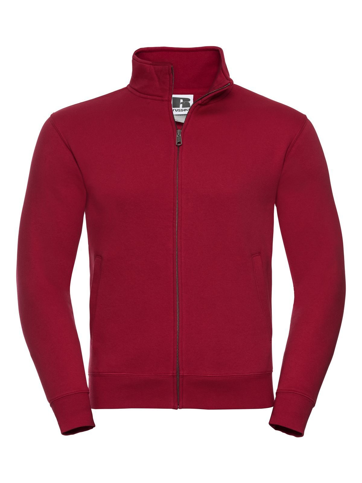 Authentische Herren-Sweatjacke - CR - Klassisches Rot
