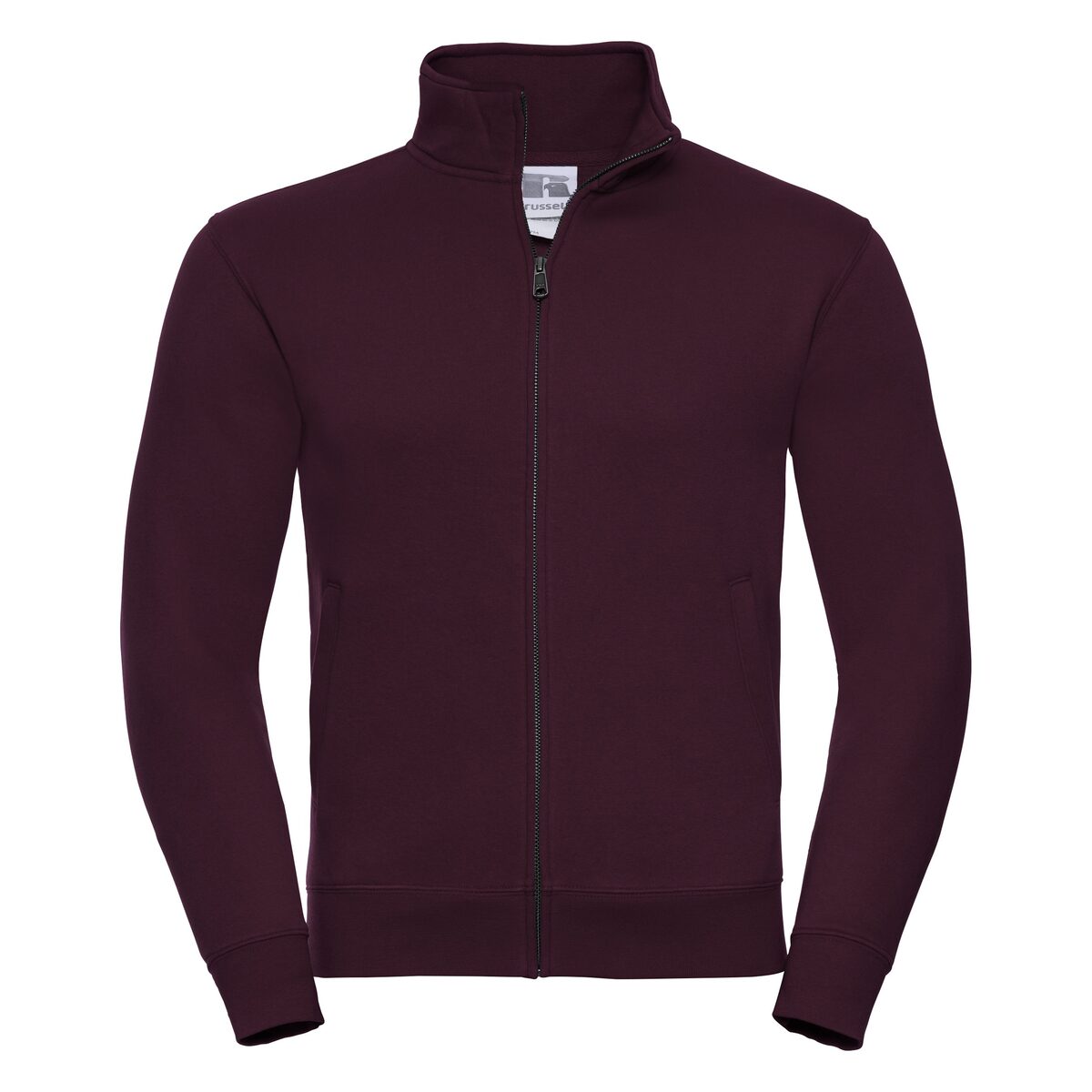 Authentische Herren-Sweatjacke - BUR - Burgund