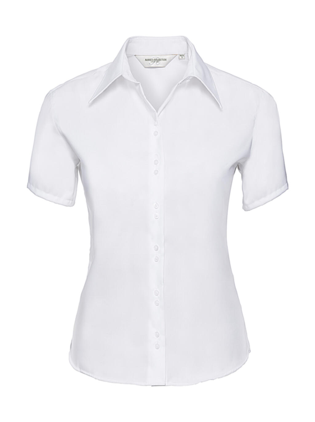 Damen Kurzarm-Tailored Ultimate Non-Bügelhemd - 000 - Weiß